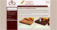 Desktop Screenshot of cuttingboardgallery.com